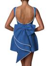 Vestido de festa Aosadin Formal para mulheres Classy Ocean Blue 20W