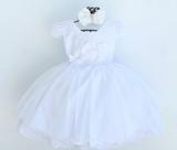 Vestido De Festa Infantil Branco Borboleta Luxo E Tiara Vestido De Festa Infantil Branco Borboleta Luxo E Tiara