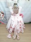 Vestido de festa infantil floral