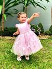 Vestido de Festa Infantil Jardim das Borboletas