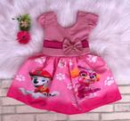 Vestido de Festa Infantil - Patrulha Canina