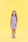 Vestido De Festa Infantil Sobreposição Em Tule Verão Malagah 11305