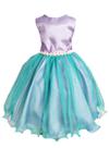 Vestido de Festa Infantil Temático Sereia Ariel Luxo Vestido de Festa Infantil Temático Sereia Ariel Luxo
