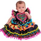 Vestido de Festa Junina Bebe Menina de Luxo Com Saia Rodada Vestido de Festa Junina Bebe Menina de Luxo Com Saia Rodada