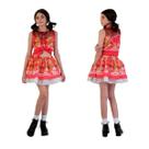 Vestido de Festa Junina Infantil Cropped Fantasia De São João Caipirinha Arraiá