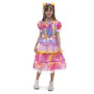 Vestido De Festa Junina Infantil Vestido Caipira Com Tiara
