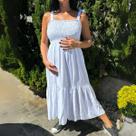 Vestido De Grávida Soltinho Confortável Alça Ajustável Ideal Para Gestação Modelo Plus Size Tamanho Grande