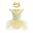 Vestido de macacão Daisy Frog Princess Daisy Frog com faixa de cabeça 9-12M