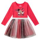 Vestido de Manga Longa para Meninas Disney Minnie Mouse Princesa Frozen Vestido de Manga Longa para Meninas Disney Minnie Mouse Princesa Frozen
