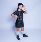 Vestido de material sintético