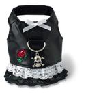Vestido de motociclista Dog Harness Doggles preto XX pequeno Vestido de motociclista Dog Harness Doggles preto XX pequeno