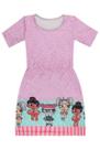Vestido de Oncinha com Bonecas - Big Bless Vestido de Oncinha com Bonecas - Big Bless