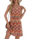 Vestido de praia BKRIVE Tropical Vacation Swing Floral Boho Women Vestido de praia BKRIVE Tropical Vacation Swing Floral Boho Women