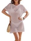 Vestido de praia de crochê Beauty Coverup para mulheres 2025