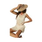 Vestido De Praia Feminino, Tunicas De Verão 2023, Pareo Tricotado, Saída De Praia XL