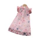 Vestido De Princesa Com Estampa De Borboleta Para Meninas, Sem Mangas, Roupas Casuais De Verão De 2 Vestido De Princesa Com Estampa De Borboleta Para Meninas, Sem Mangas, Roupas Casuais De Verão De 2