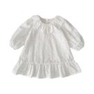 Vestido De Princesa De Algodão De Manga Longa Para Meninas De 2 a 6 Anos, Estilo Europeu-Americano,