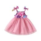 Vestido De Princesa Fofo Com Laço E Patchwork Para Meninas, Ideal Para Festas De Aniversário De