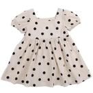 Vestido de Princesa Infantil para Verão - Manga Bolha - Estilo Casual