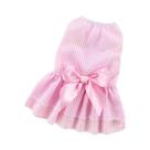 Vestido De Princesa Para Gatos E Gatinhos, Listrado E Xadrez Com Laço, Roupas Para Animais De