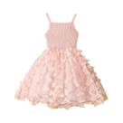 Vestido De Princesa Sem Mangas Com Decoração De Borboleta Para Meninas, Vestidos Casuais De Verão
