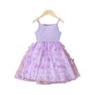 Vestido De Princesa Sem Mangas Com Decoração De Borboleta Para Meninas, Vestidos Casuais De Verão