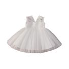 Vestido De Princesa Sem Mangas Com Renda Para Meninas, Ideal Para Casamentos E Festas De Aniversário