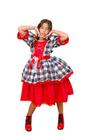 Vestido De Quadrilha Infantil Caipira Festa Junina Luxo Bk19