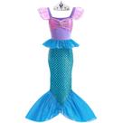 Vestido de sereia Danvren Princess Costume Girl 3-8 anos Vestido de sereia Danvren Princess Costume Girl 3-8 anos