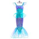 Vestido de sereia Danvren Princess Costume Girl 3-8 anos Vestido de sereia Danvren Princess Costume Girl 3-8 anos