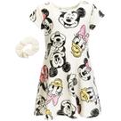 Vestido de skatista Disney Mickey Mouse Minnie Mouse 2T Girl