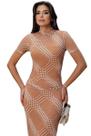 Vestido de Tule Xadrez