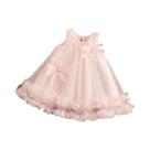 Vestido De Verão Em Malha Sem Mangas Para Meninas Bebê, Vestido Princesa Em Cor Sólida, Roupas Para