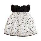 Vestido De Verão Para Bebê Menina Com Manga Borboleta, Bordado Em Tule, Laço Doce E Gola Redonda - Vestido De Verão Para Bebê Menina Com Manga Borboleta, Bordado Em Tule, Laço Doce E Gola Redonda -