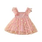 Vestido De Verão Para Bebê Menina Com Renda E Mangas Curtas, Roupa De Princesa Fofa