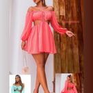 Vestido decotado