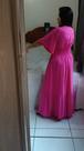 Vestido decotado pink