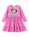 Vestido Disney Minnie Mouse para menina de manga comprida de 4 a 5 anos