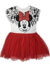 Vestido Disney Minnie Mouse para meninas branco/vermelho 2T