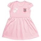 Vestido do Corinthians Infantil Canelado Oficial Torcidababy
