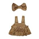 Vestido Doll Clothes Treayes Princess de 17 cm com laço de cabelo de veludo