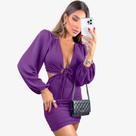 Vestido Duna Festa Multiformas Cropped Manga Longa Balada Evento Passeio Casual Vestido Duna Festa Multiformas Cropped Manga Longa Balada Evento Passeio Casual