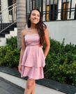 Vestido Duna Modelagem curta Elegante