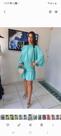 Vestido elastec com mangas asa de morcego