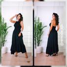 Vestido elastex preto tamanho M