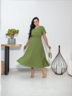 Vestido Elegante Feminino Maxmid Evangelica Cristã Viscose COR:VERDETAMANHO:M Vestido Elegante Feminino Maxmid Evangelica Cristã Viscose COR:VERDETAMANHO:M
