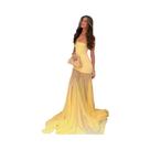 Vestido Elegante Sem Alças, Sem Mangas, Costas Descobertas, Com Patchwork E Transparência Para