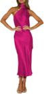 Vestido elegante sem mangas com decote em V para mulheres plus size S-12XL Vestido elegante sem mangas com decote em V para mulheres plus size S-12XL