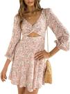 Vestido elegante sem mangas com decote em V para mulheres plus size S-5XL