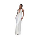 Vestido Elegante Sem Mangas Com Decote V Profundo E Alças Para Mulheres, Sexy, Justo, Com Detalhes